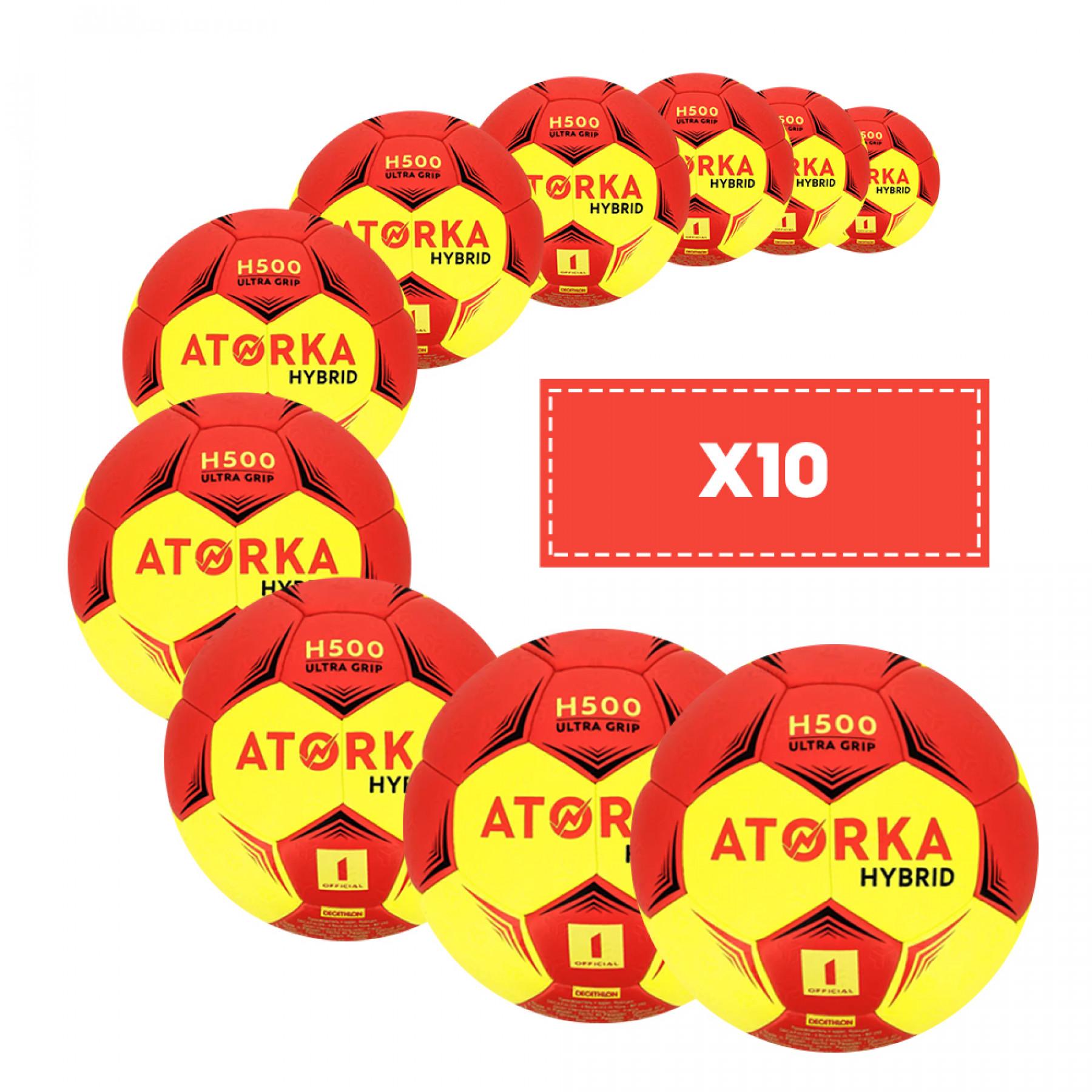 Lot de 10 ballons enfant Atorka H500 - Taille 1