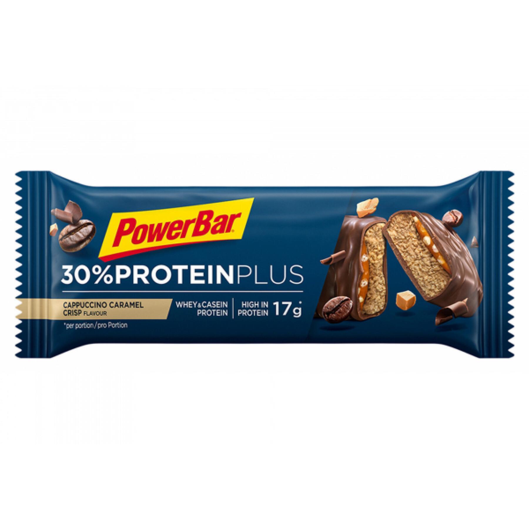 Lot de 15 Barres PowerBar ProteinPlus 30 % - Cappuccino-Caramel-Crisp