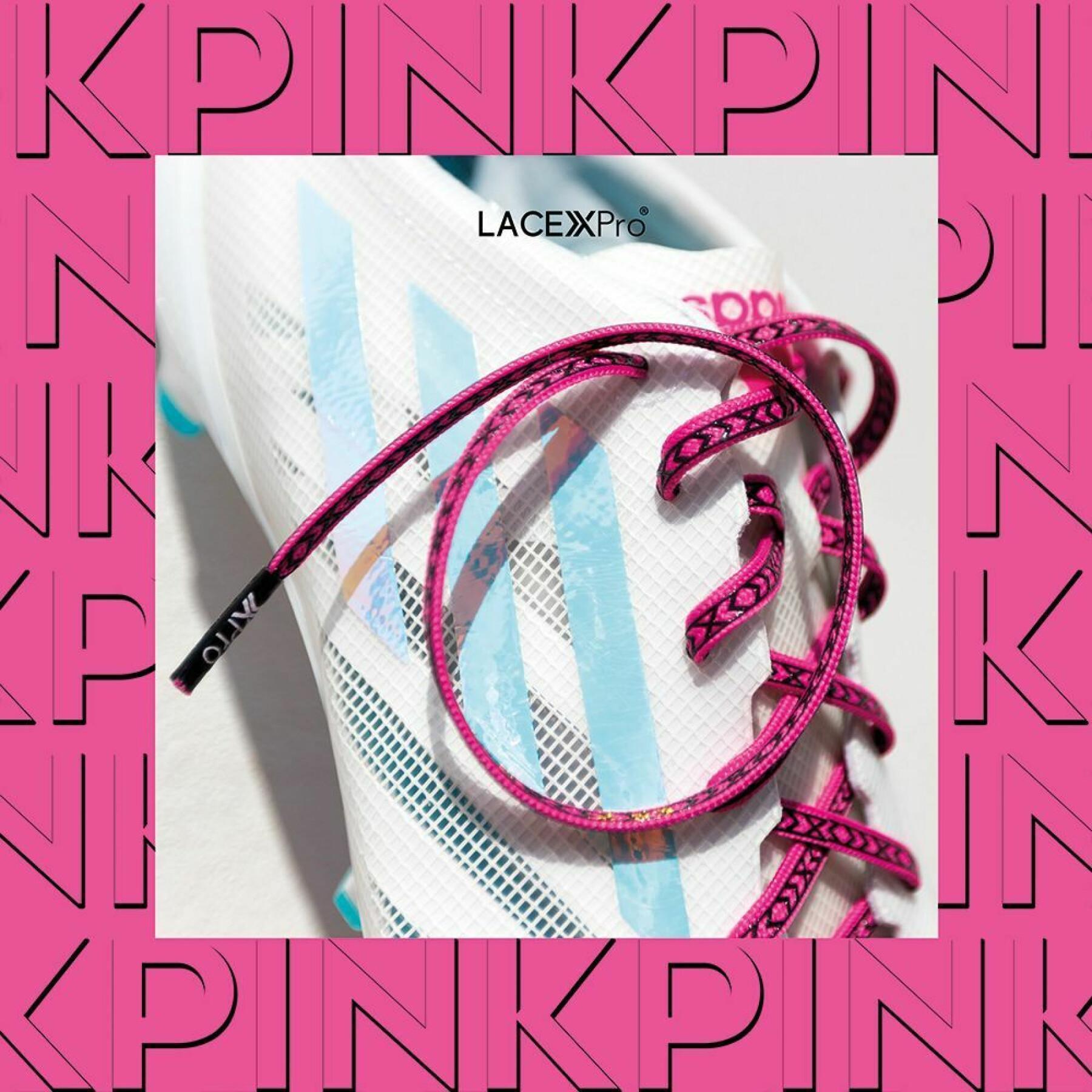 Lacets Lacex Pro Grip rose
