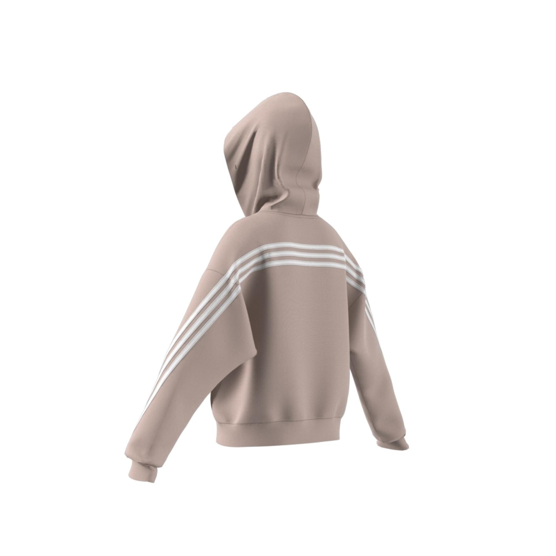 Sweatshirt à capuche full-zip fille adidas Future Icons 3-Stripes