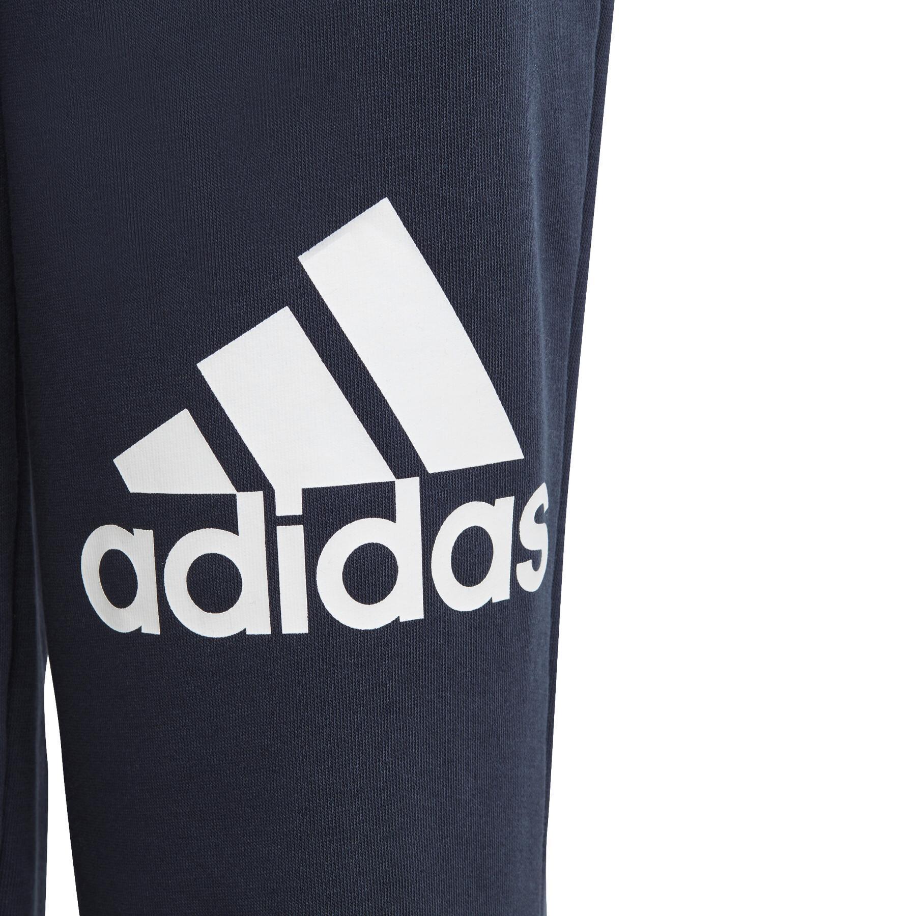 Jogging coupe classique coton gros logo enfant adidas Essentials