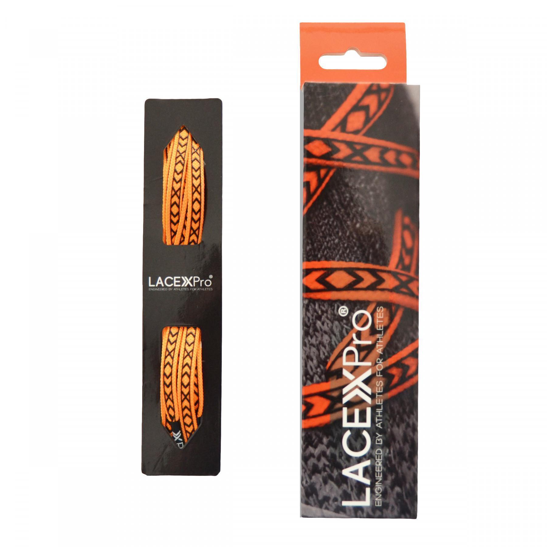 Lacets Lacex Pro Grip orange
