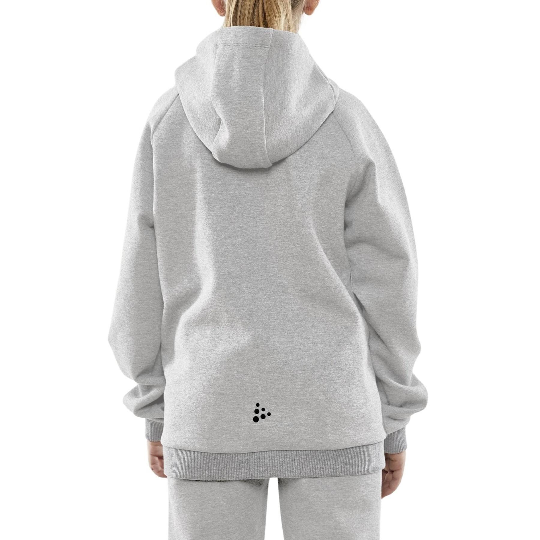 Sweatshirt à capuche full zip enfant Craft core soul