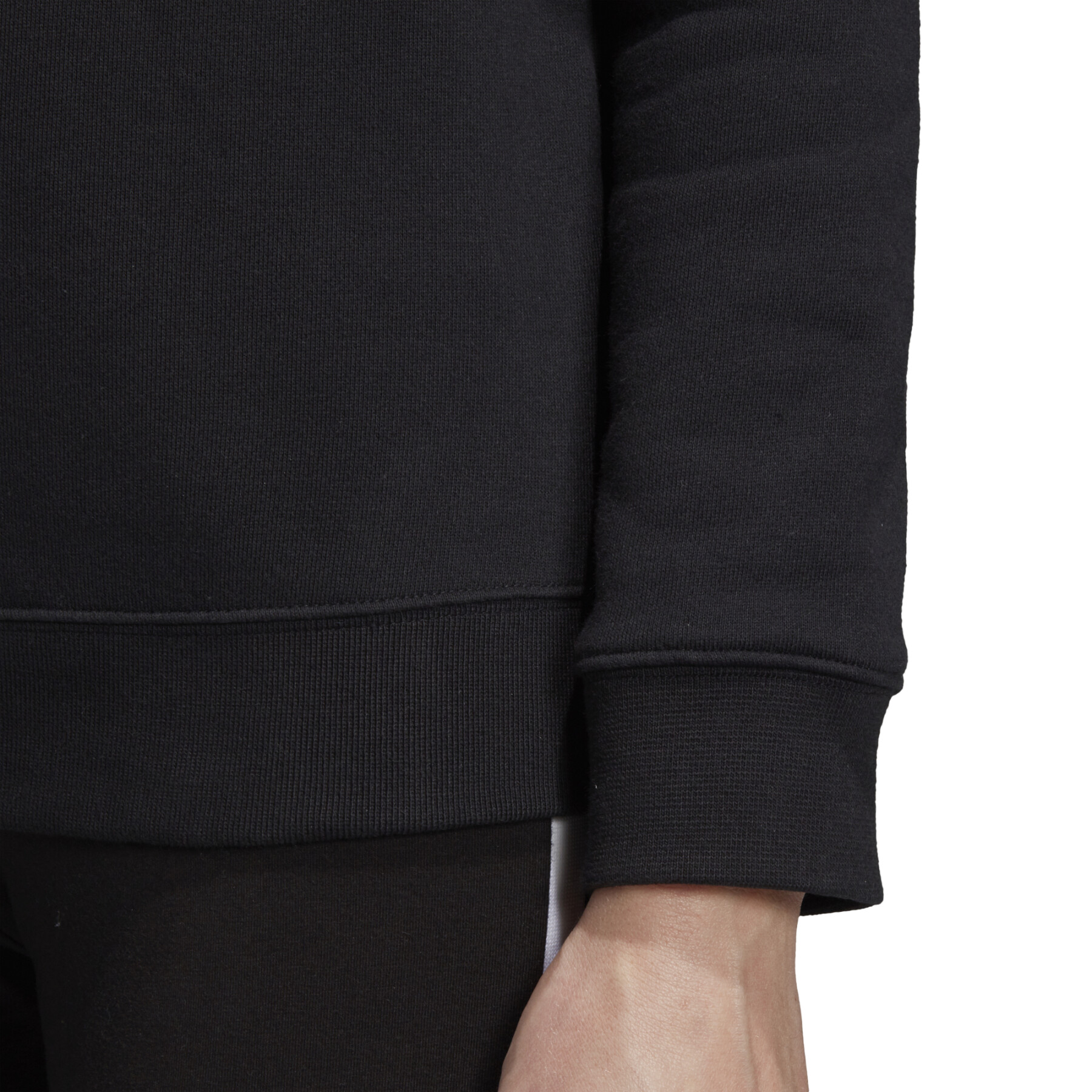 Sweatshirt femme adidas Trefoil Crewneck Black