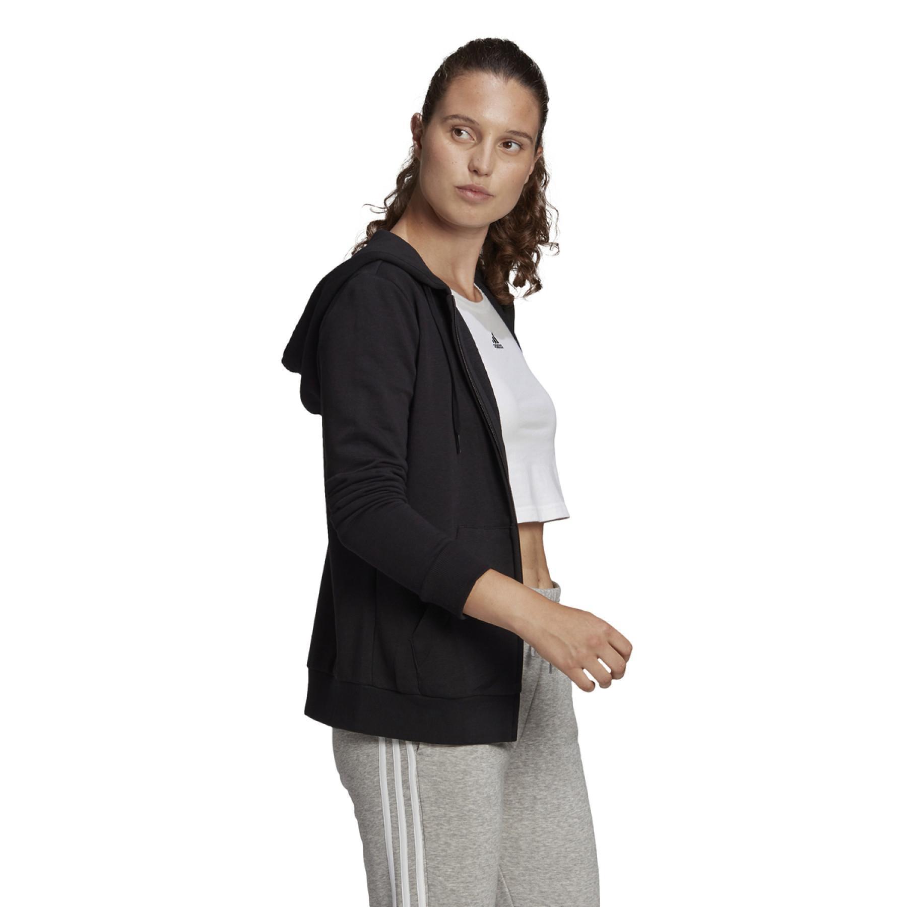 Sweatshirt zippé à capuche femme adidas Essentials