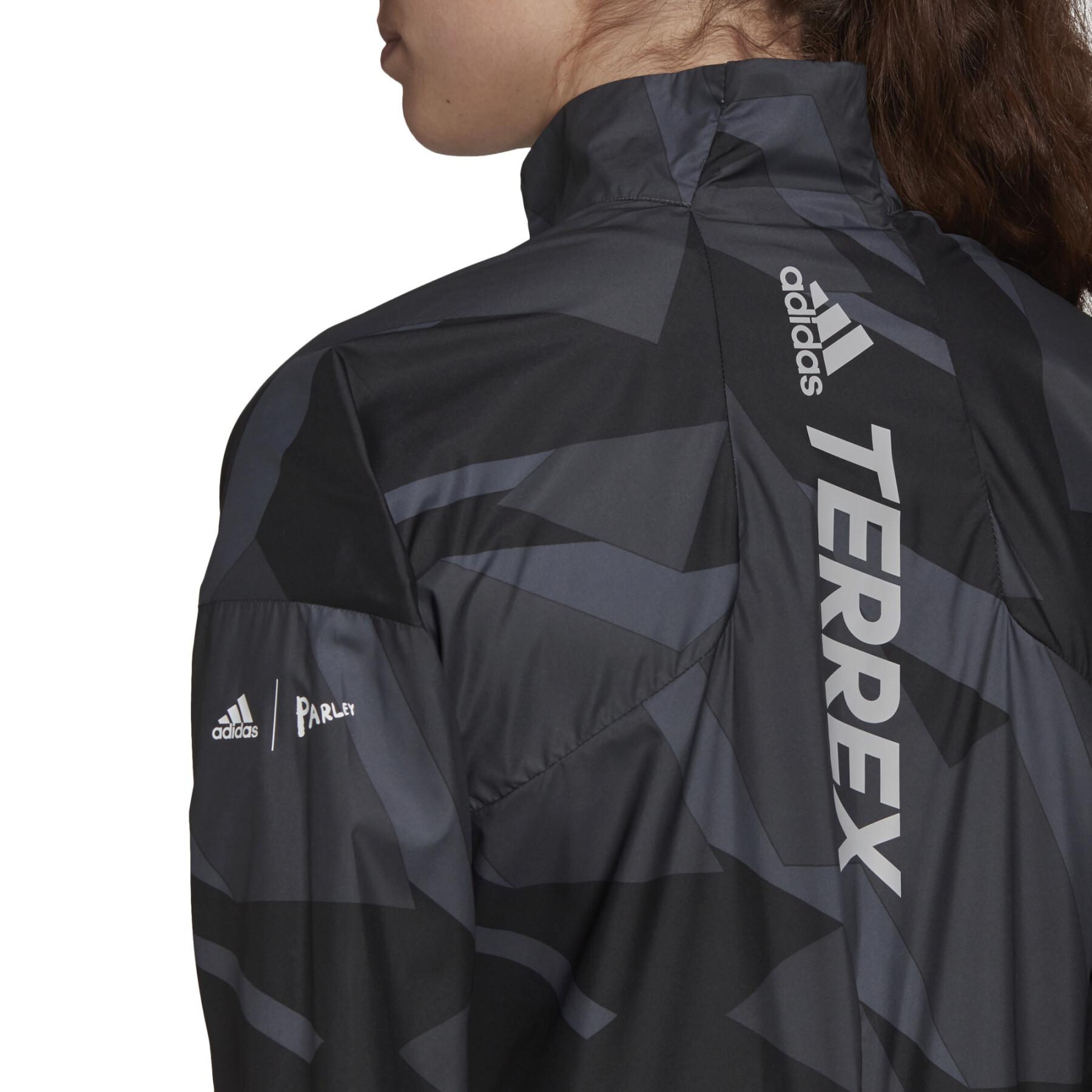 Veste coupe-vent femme adidas Terrex Parley Agravic Trail Running