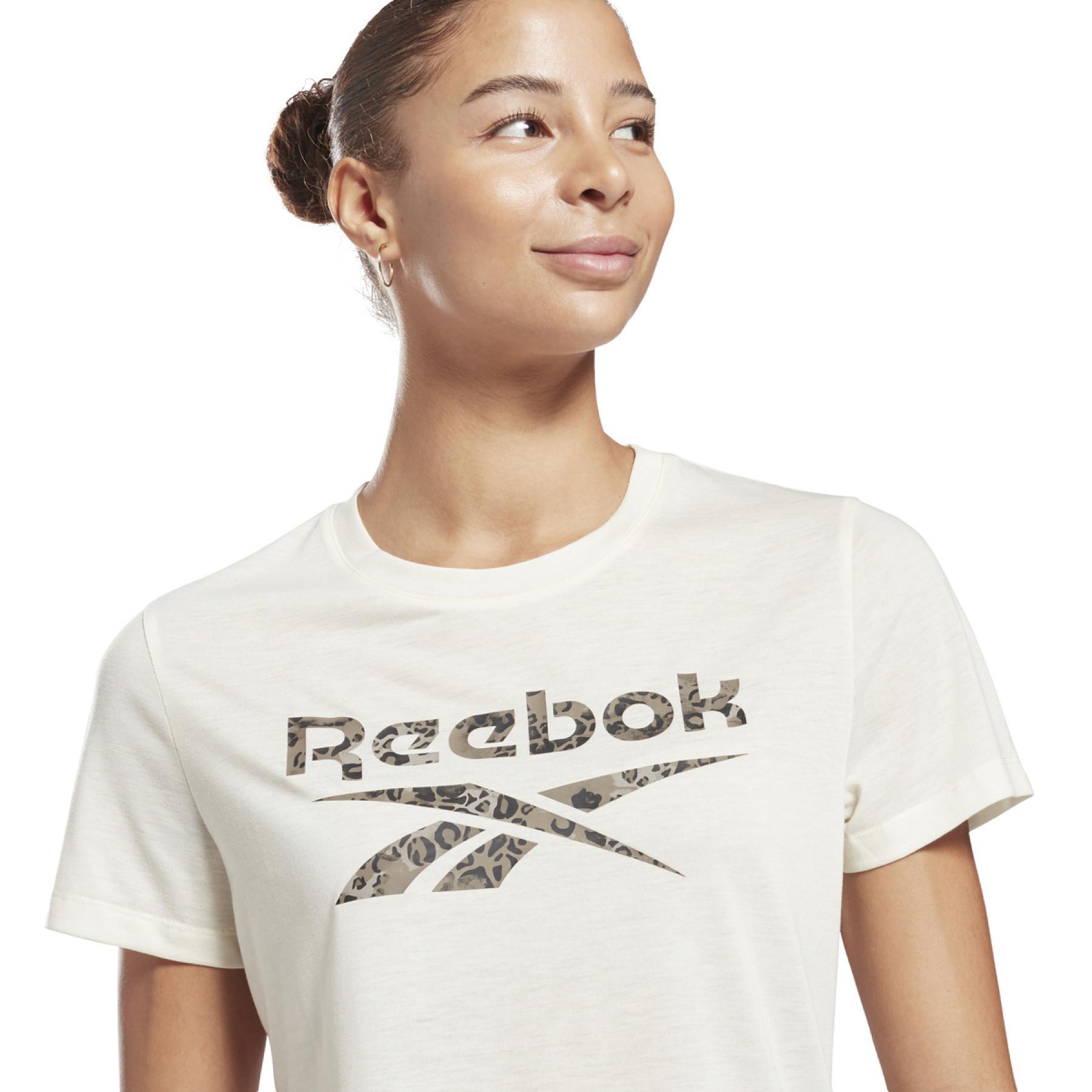 T-shirt femme Reebok Modern Safari Logo