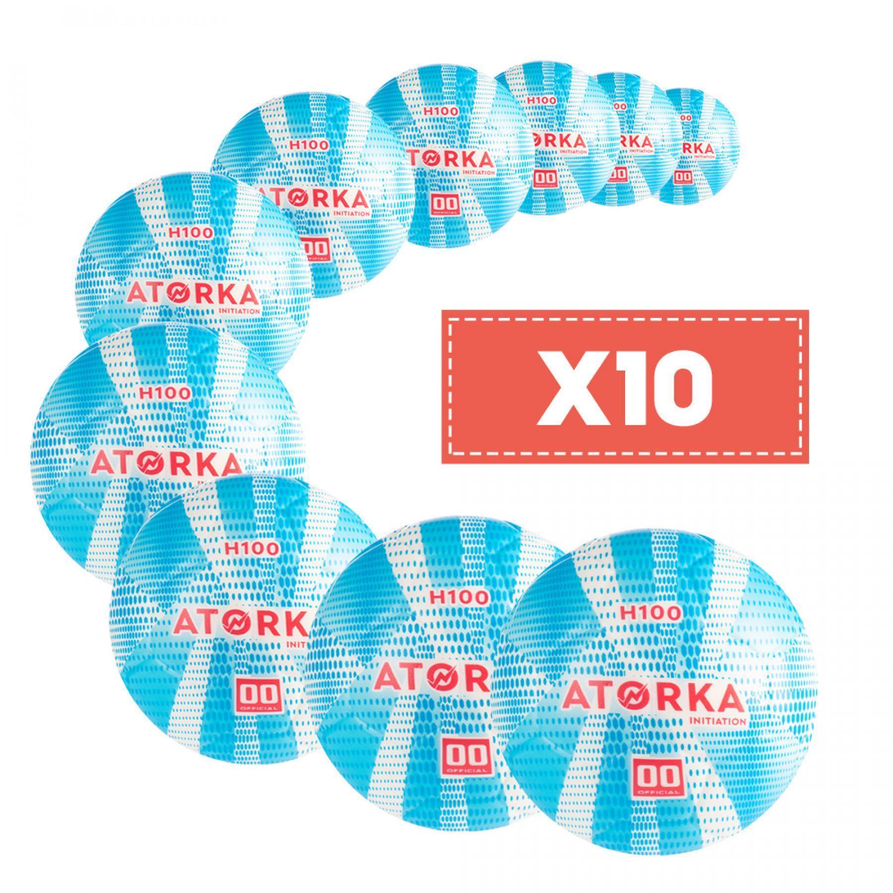 Lot de 10 ballons enfant Atorka H100 Initiation