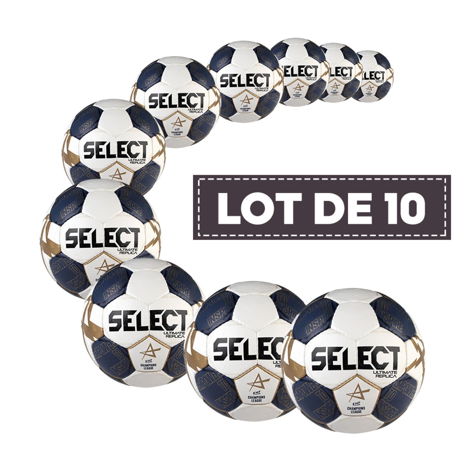 Lot de 10 Ballon de handball Select Ultimate Replica CL V21