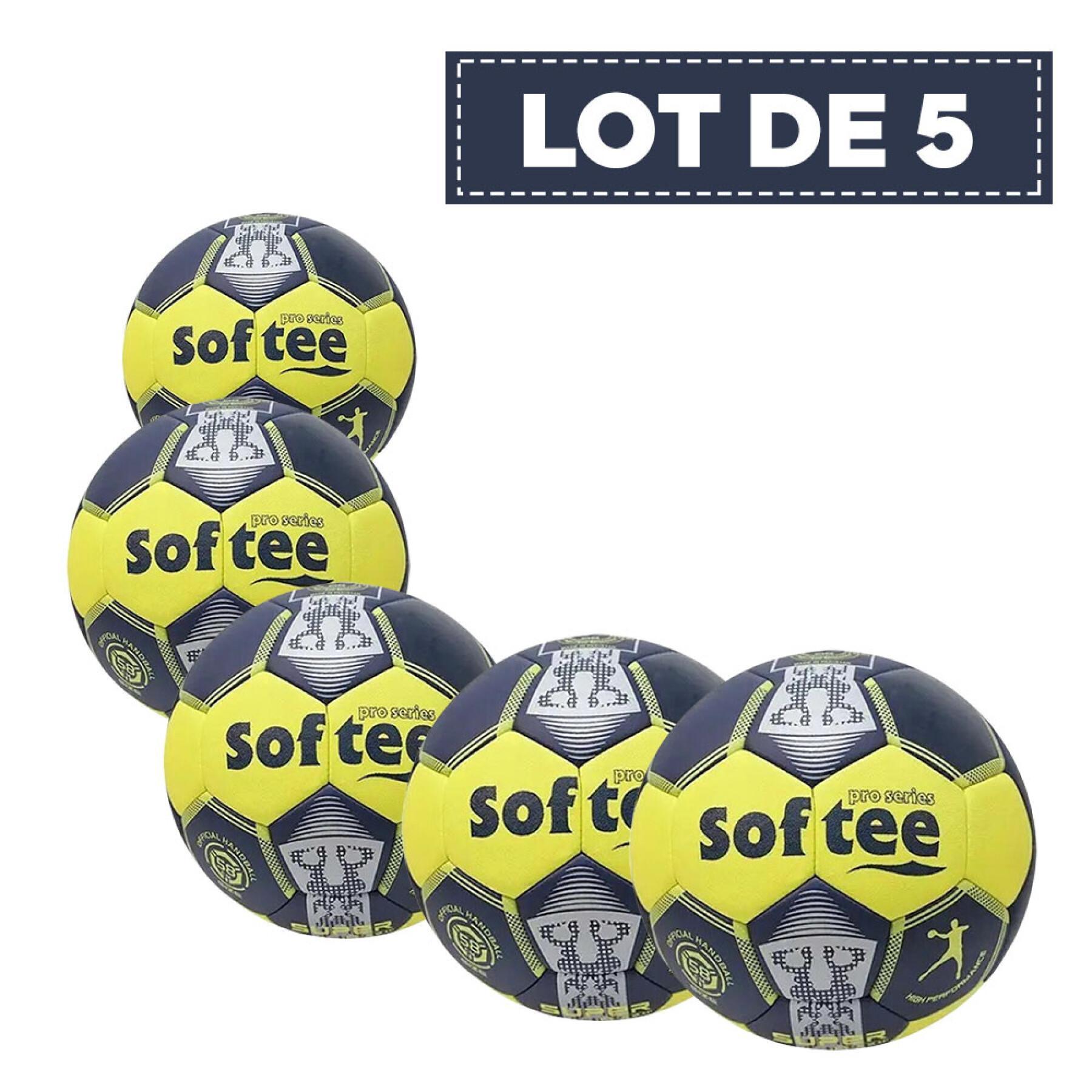 Lot de 5 Ballons Softee Super Flash Taille 3 [Taille  3]