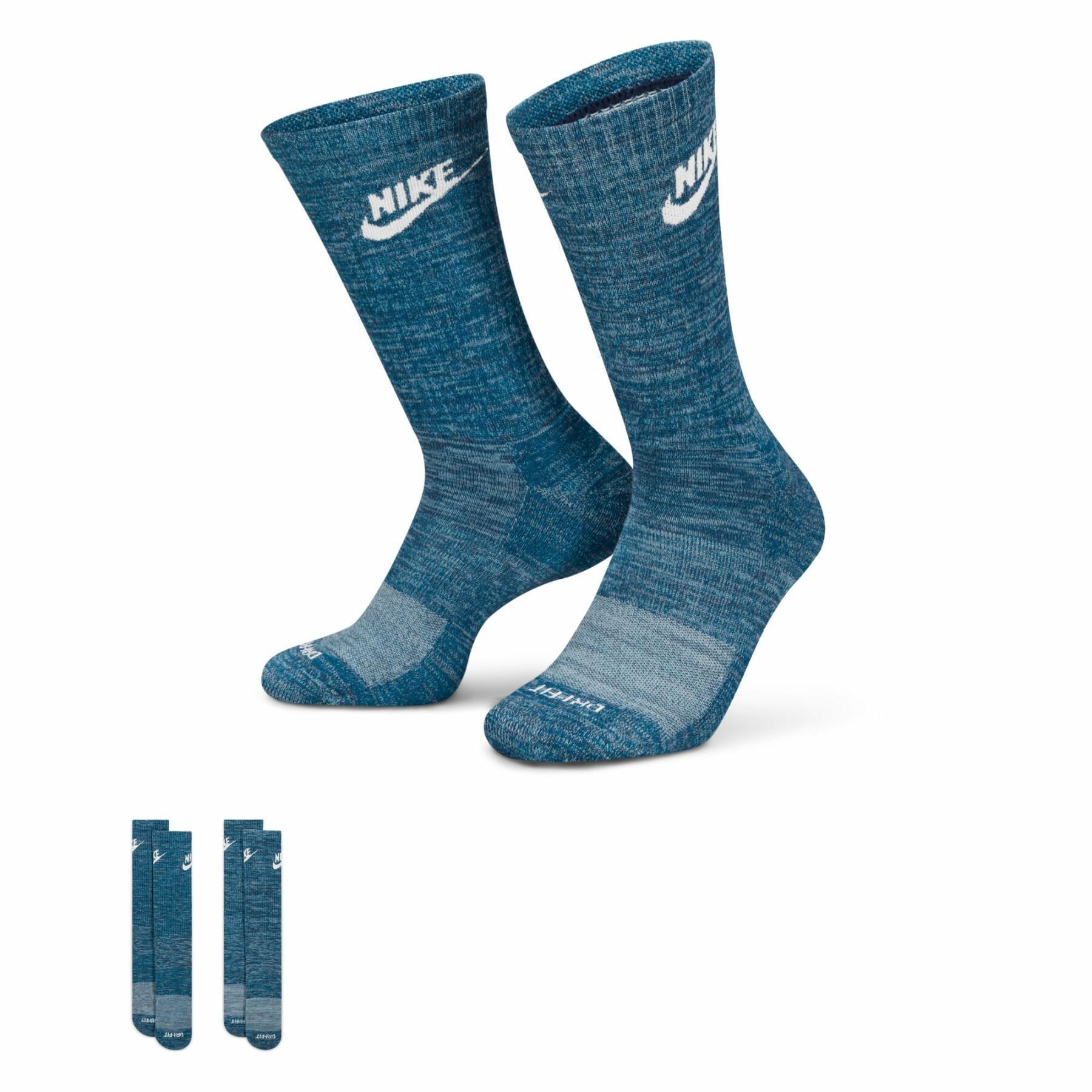 Chaussettes Nike Everyday Plus Cushioned (x2)