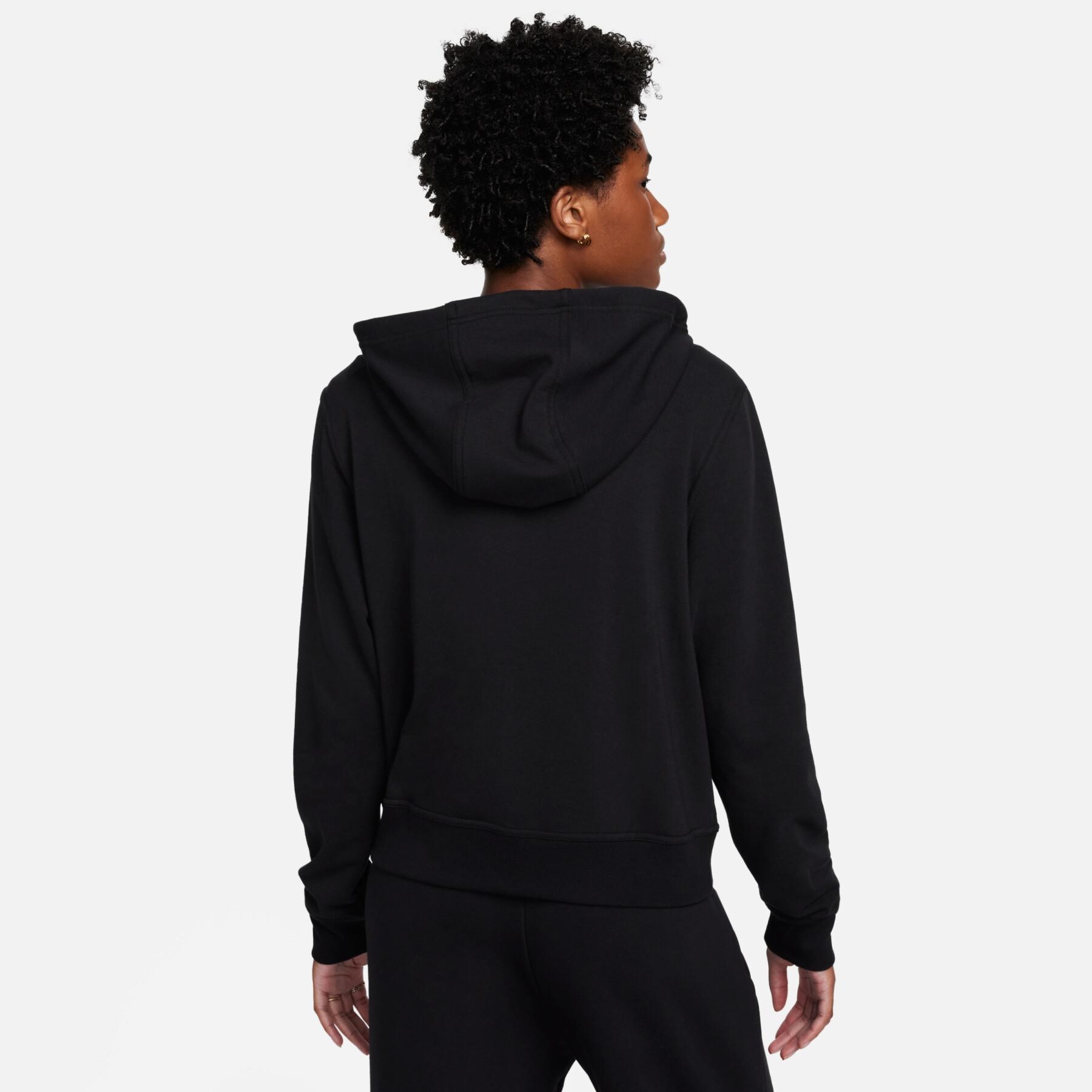 Sweatshirt à capuche full zip femme Nike One Dri-FIT LBR