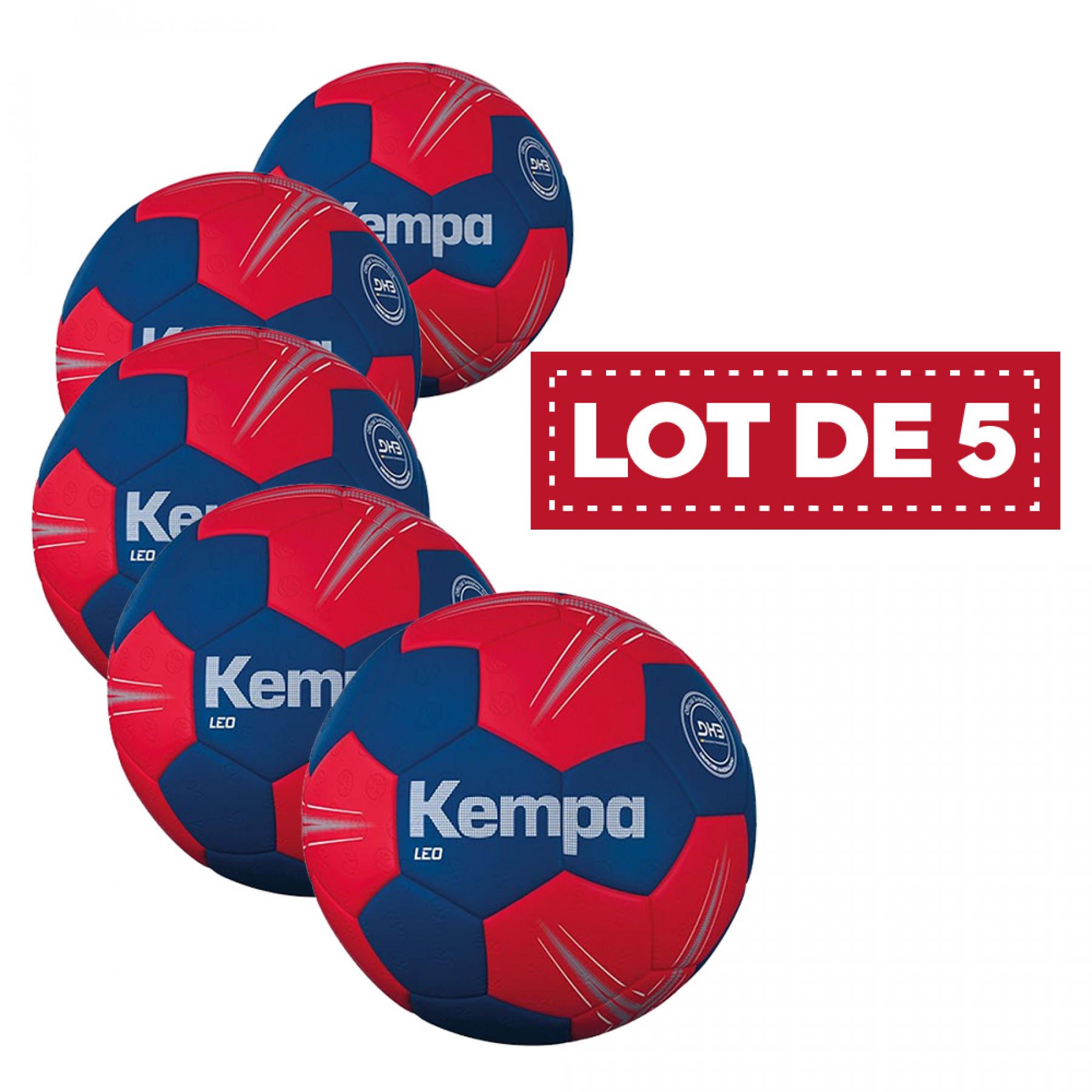 Lot de 5 ballons Leo Kempa