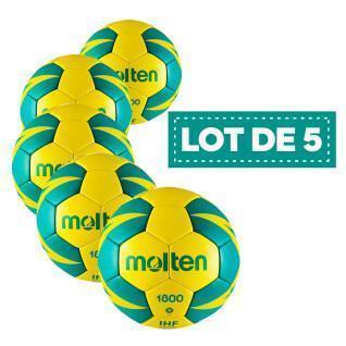 Lot de 5 ballons d'entraînement Molten HX1800