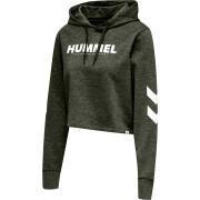Sweatshirt à capuche crop top femme Hummel hmlLEGACY