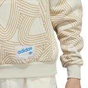 Sweatshirt à capuche imprimé sur l'ensemble adidas Originals Athletic Club