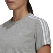 T-shirt femme adidas Essentials Loose 3-Stripes Cropped