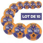 Lot de 10 ballons Select Mundo orange/violet