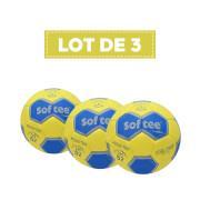 Lot de 3 Ballons Softee Addicted [Taille  1]