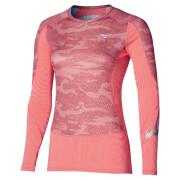 Maillot col rond manches longues femme Mizuno Breath Thermo Virtual G3